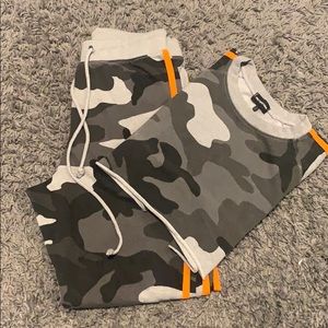 PRETTYLITTLETHING camo sweatsuit